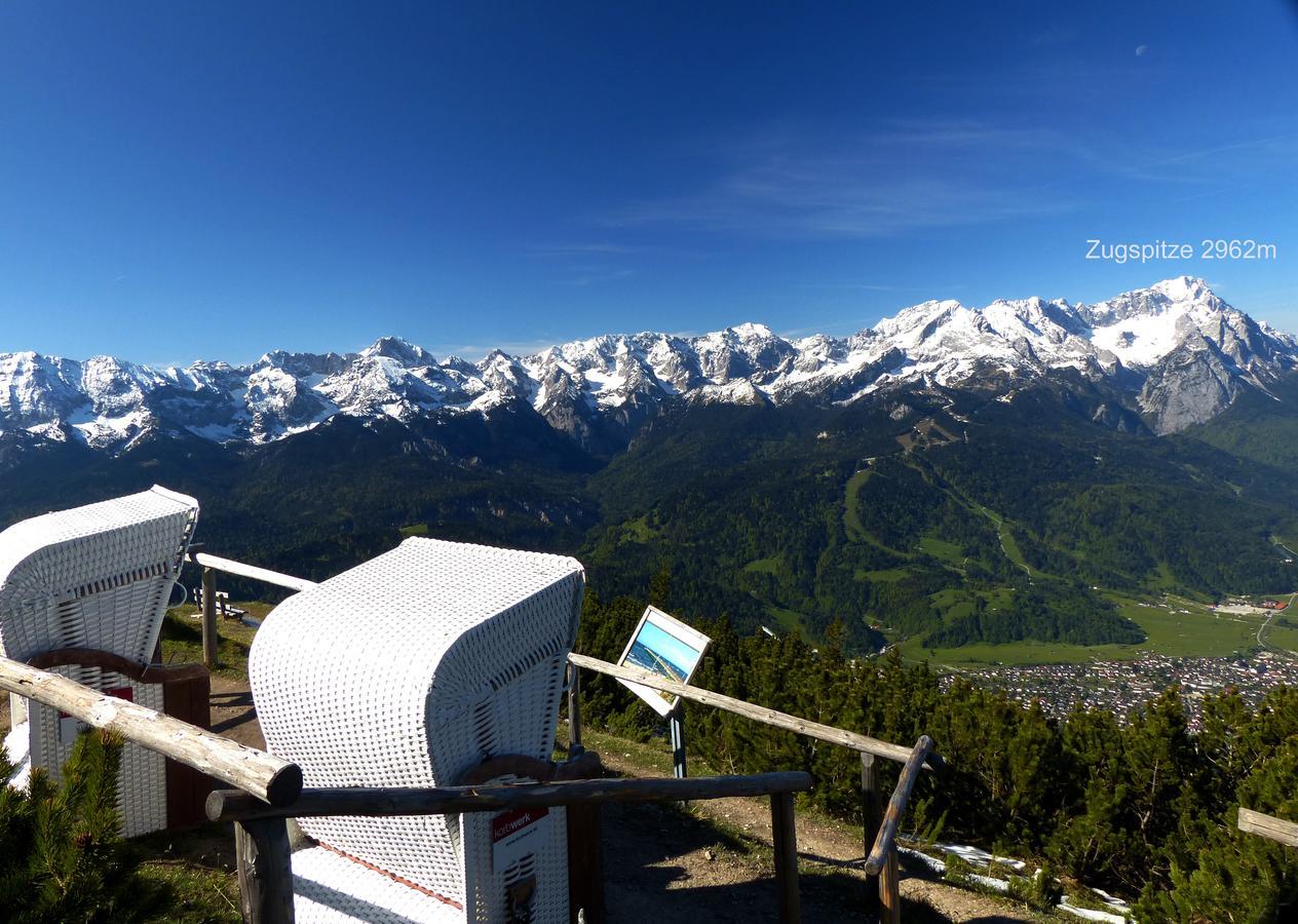 Ferienwohnung Am Kurpark -Wohnung 2,90Qm- Garmisch-Partenkirchen Eksteriør bilde